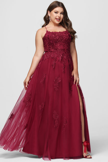 Robe Trapèze Rubis Éthérée - gallery 6