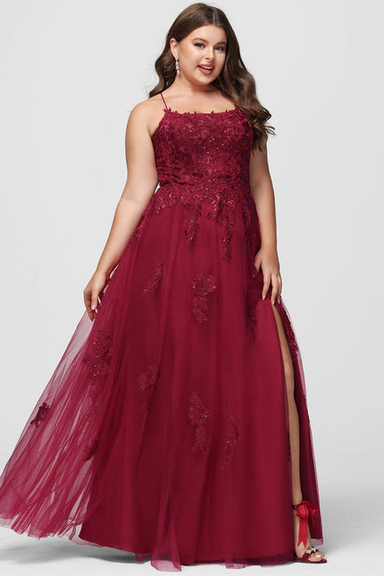 Robe Trapèze Rubis Éthérée - gallery 6