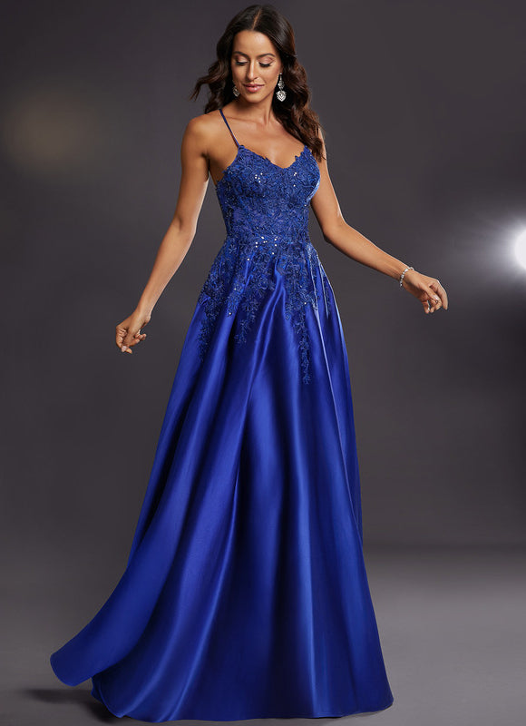 Robe Trapèze Satinée Éblouissante - gallery 3