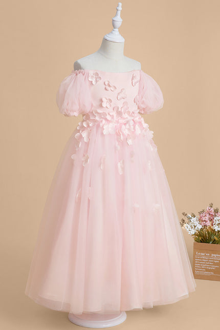 Robe Trapèze Fleur De Tulle - gallery 1