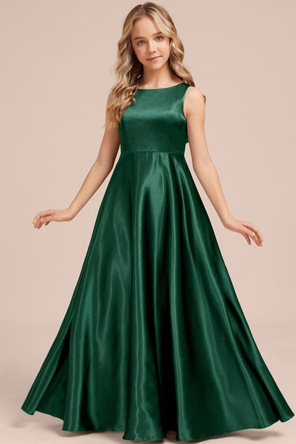 Robe Trapèze Satinée Cerise - gallery 3