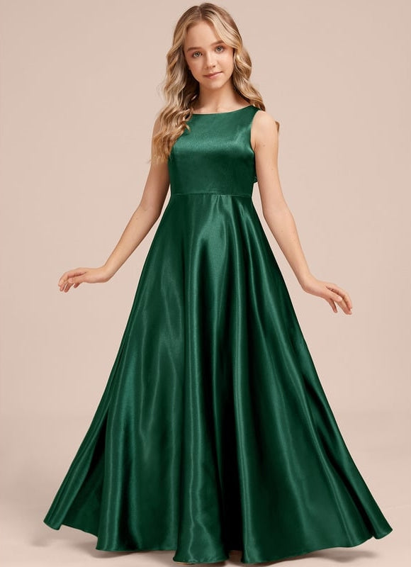 Robe Trapèze Satinée Cerise - gallery 3