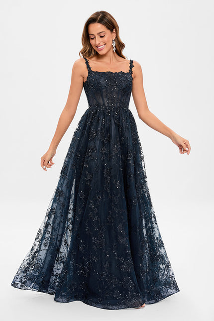 Robe Trapèze Velours Nocturne - gallery 2