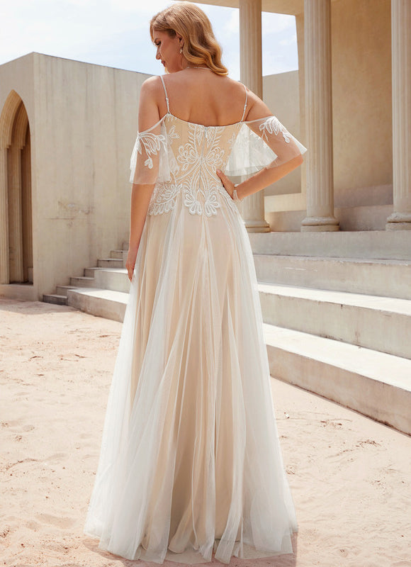 Robe Trapèze Éthérée Tulle - gallery 1