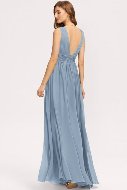 Robe Trapèze Élégante Mousseline - gallery 2