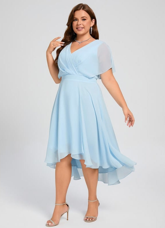 Robe Trapèze Fluide Asymétrique - gallery 9