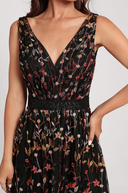Robe Trapèze Énigme Florale - gallery 4
