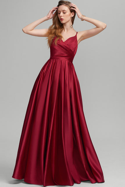 Robe Trapèze Éclat Satiné Doré - gallery 3