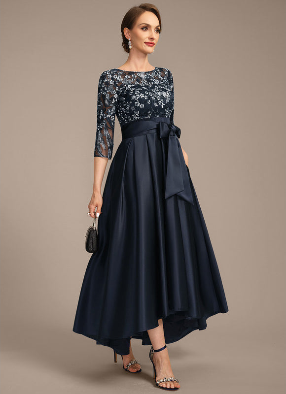 Robe Trapèze Satin Nuit - gallery 5