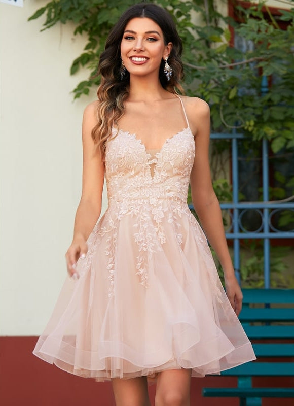 Robe Trapèze Nuit Étoilée Tulle - gallery 7