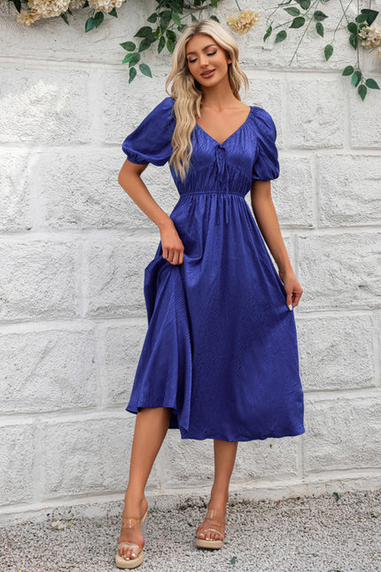 Robe Trapèze Éclat Indigo - gallery 5