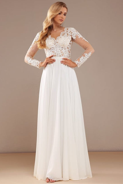Robe Trapèze Éthérée Lumineuse - gallery 4