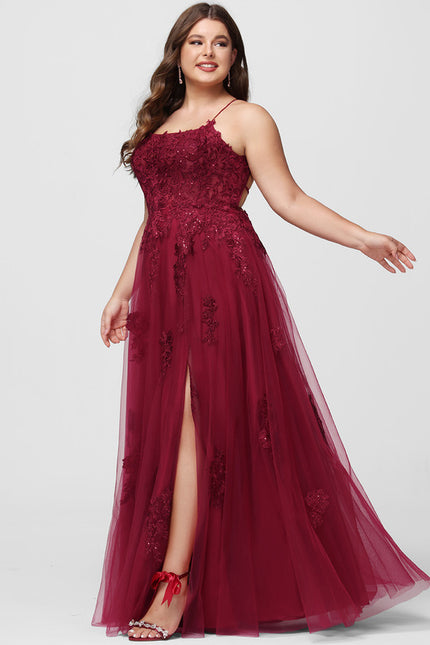 Robe Trapèze Rubis Éthérée - gallery 8