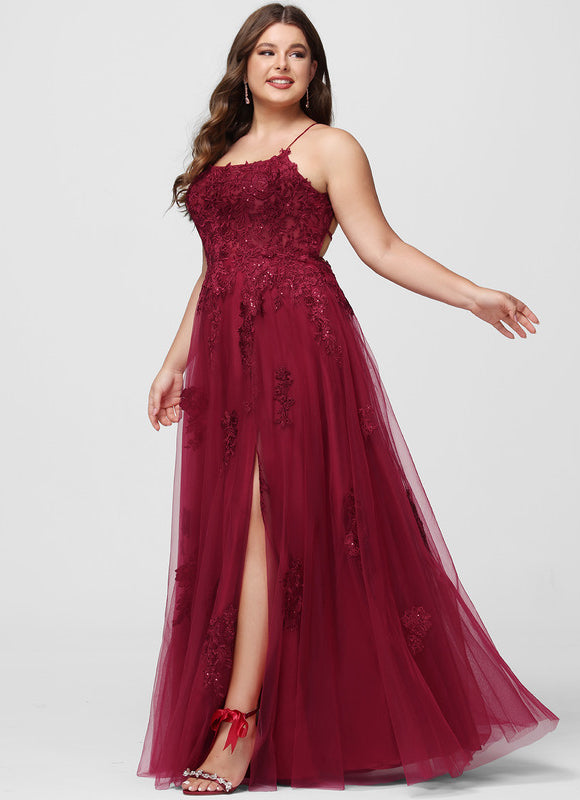 Robe Trapèze Rubis Éthérée - gallery 8