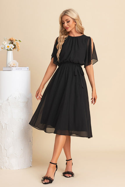 Robe Trapèze Noire Flottante