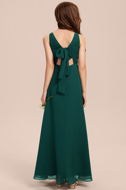 Robe Trapèze Bleu Doux Éclat - gallery 6