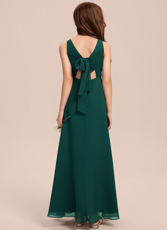 Robe Trapèze Bleu Doux Éclat - gallery 6