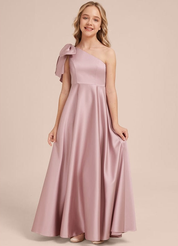 Robe Trapèze Asymétrique Rosée