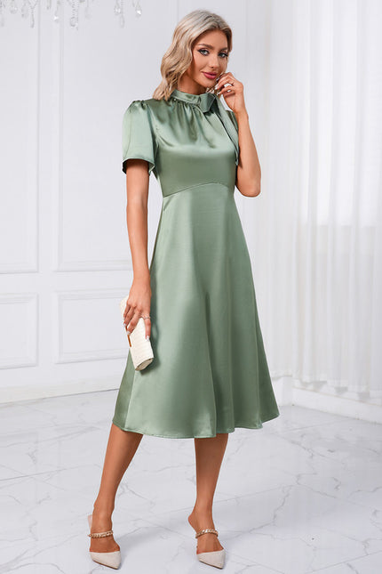 Robe Trapèze Vogue Satinée - gallery 3