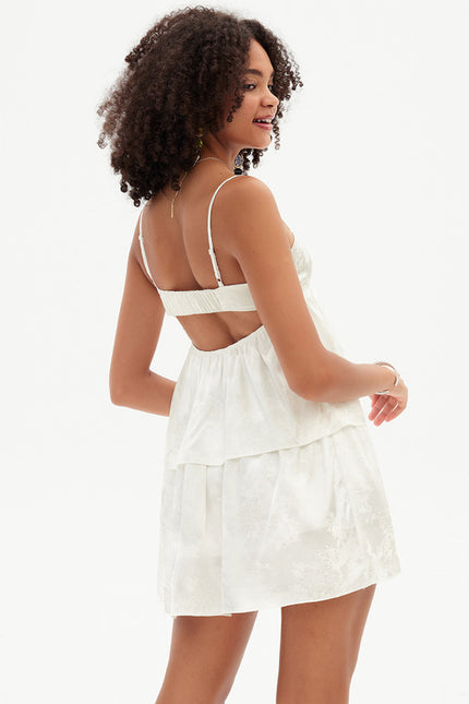 Robe Trapèze Nœud Éclat - gallery 3
