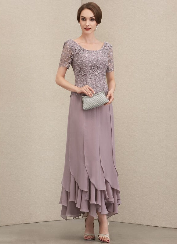 Robe Trapèze Nuance Daméthyste - gallery 1