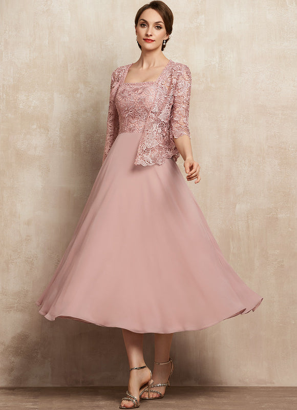 Robe Trapèze Éclat Rosé Serenade - gallery 3