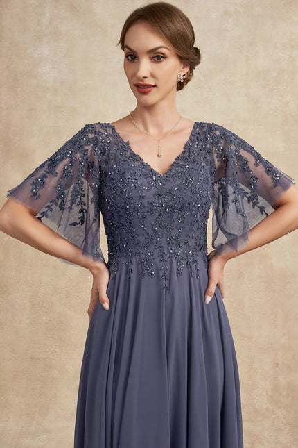 Robe Trapèze Satinée Étoilée - gallery 5