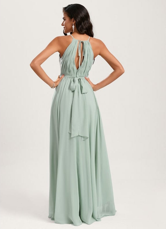 Robe Trapèze Chiffon Éthérée - gallery 4