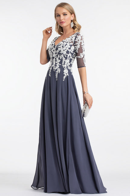 Robe Trapèze Élégance Sombre Étoilée - gallery 2