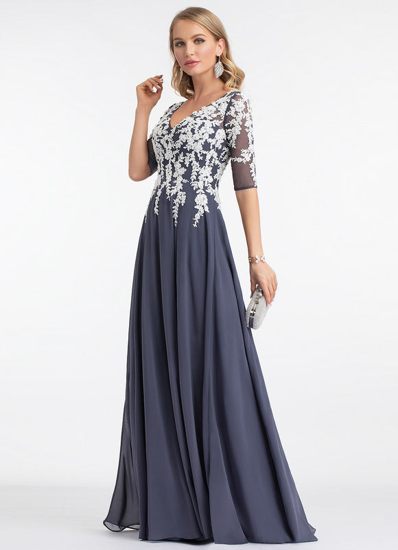Robe Trapèze Élégance Sombre Étoilée - gallery 2