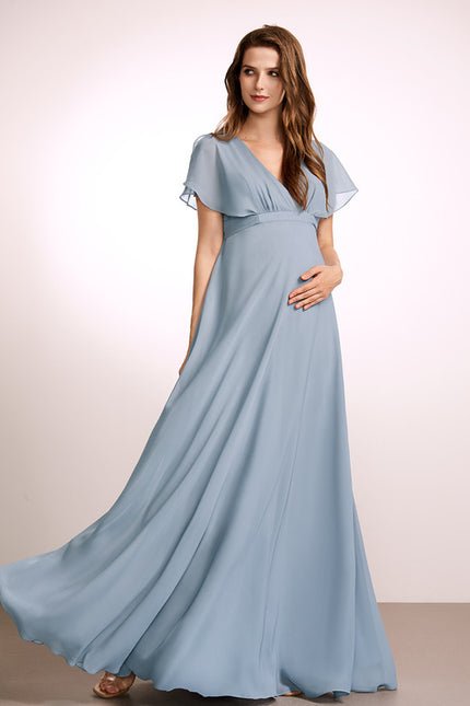 Robe Trapèze Maternité Fluidité - gallery 2