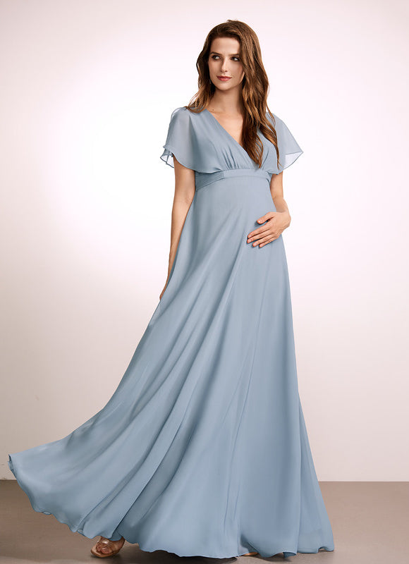 Robe Trapèze Maternité Fluidité - gallery 2