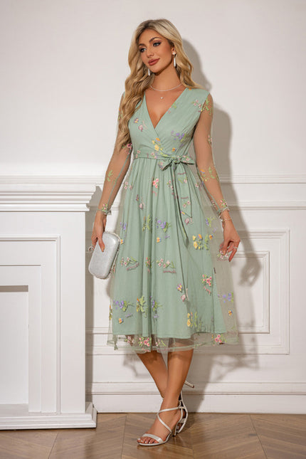 Robe Trapeze Fleurie - gallery 4
