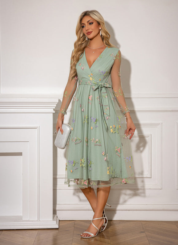 Robe Trapeze Fleurie - gallery 4