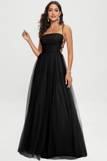 Robe Trapèze Noir Éclipsant