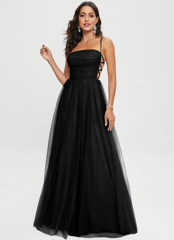 Robe Trapèze Noir Éclipsant