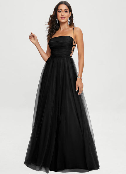 Robe Trapèze Noir Éclipsant