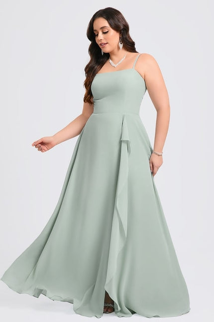 Robe Trapèze Flottante Aqua - gallery 6