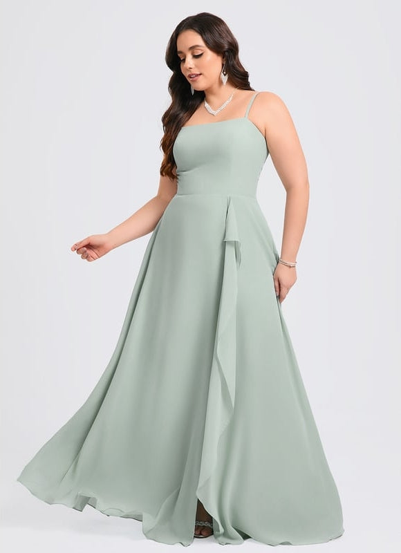 Robe Trapèze Flottante Aqua - gallery 6
