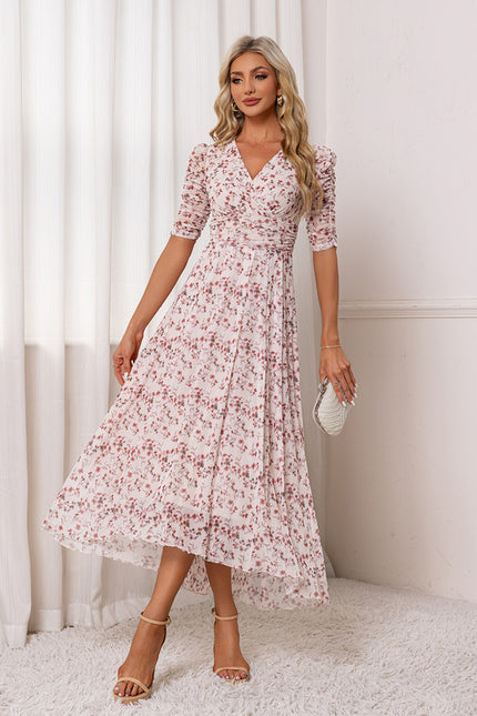 Robe Trapèze Éclat Floral - gallery 3