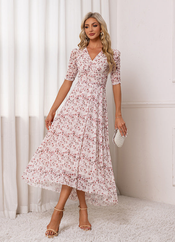 Robe Trapèze Éclat Floral - gallery 3