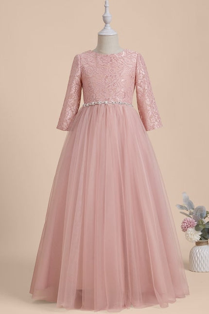Robe Trapèze Pendule Rosée - gallery 2