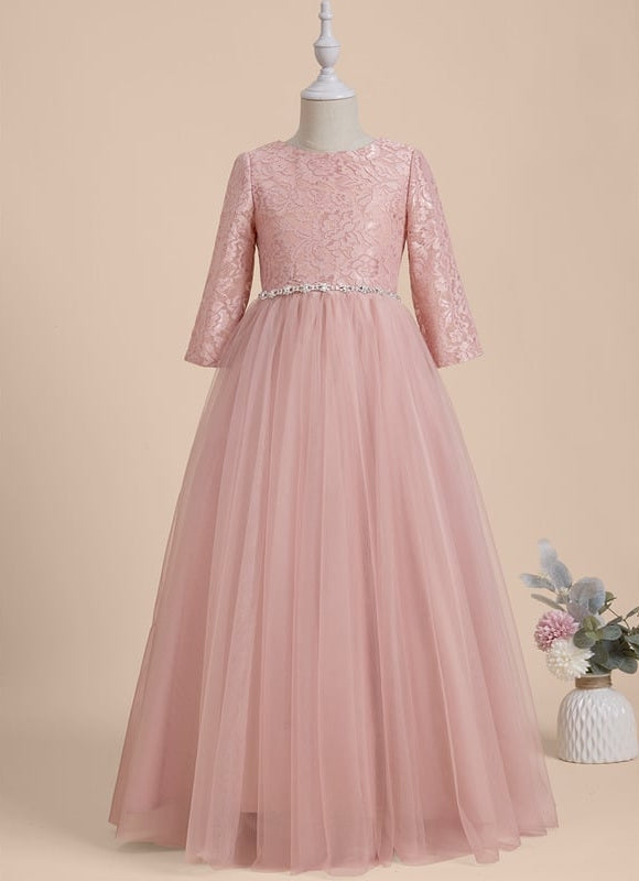 Robe Trapèze Pendule Rosée - gallery 2