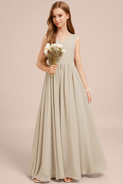 Robe Trapèze Mousseline Sable - gallery 5