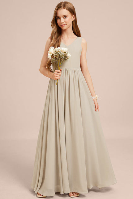 Robe Trapèze Mousseline Sable - gallery 5