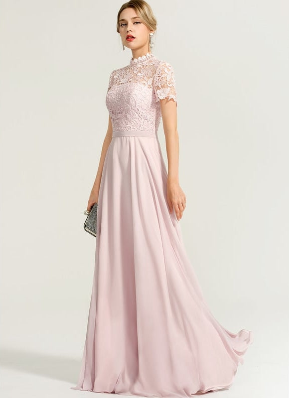 Robe Trapèze Rose Pastel - gallery 9