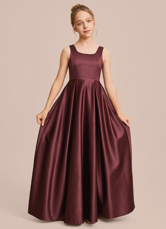 Robe Trapèze Satin Ciel Doux - gallery 7