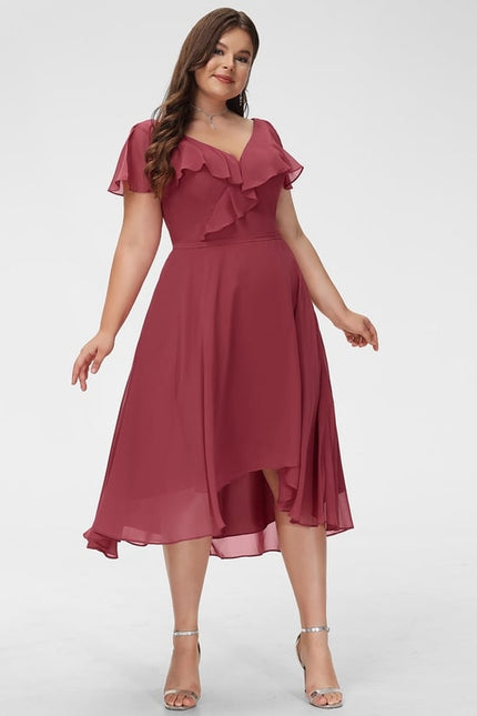 Robe Trapèze Fluide Asymétrique - gallery 6