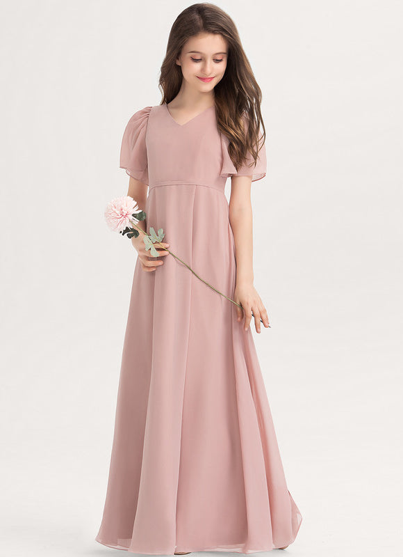 Robe Trapèze Vert Doux Éclat - gallery 1