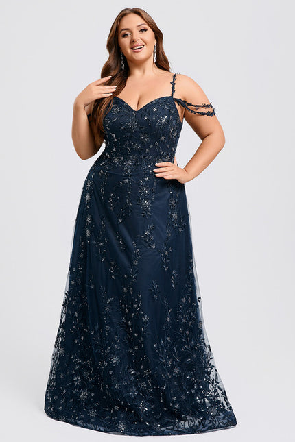 Robe Trapèze Satin Étoilé - gallery 9